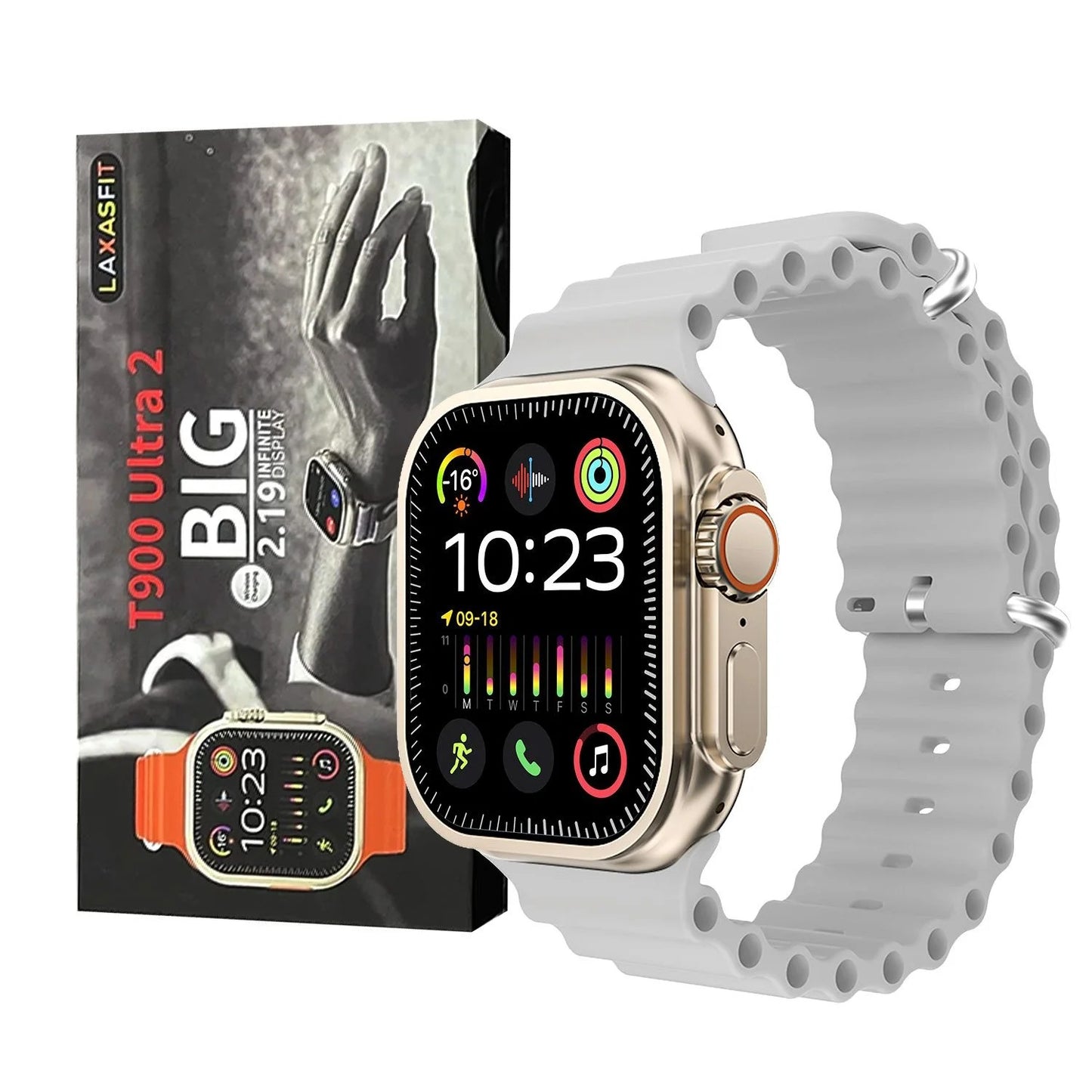 Smart Watch T900 Ultra Smart Watch / T900 Ultra 2 SmartWatch - 2.09 Infinite Display - 49MM Dial Size - Built-in Games - Bluetooth Calling - Crown Working