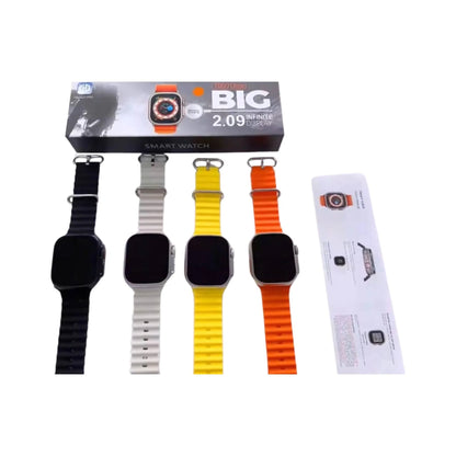 Smart Watch T900 Ultra Smart Watch / T900 Ultra 2 SmartWatch - 2.09 Infinite Display - 49MM Dial Size - Built-in Games - Bluetooth Calling - Crown Working